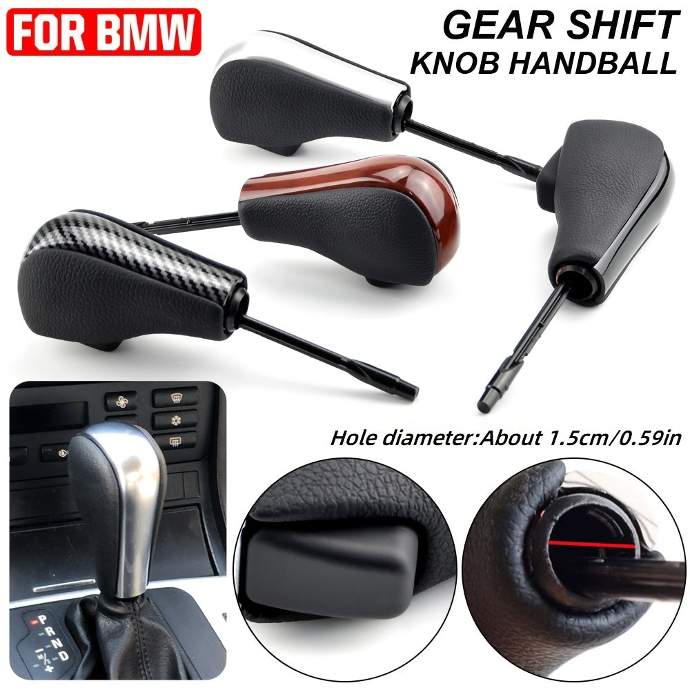 BMW Gear Shift Knob E46 E60 E90 PU Leather ABS Auto Trans