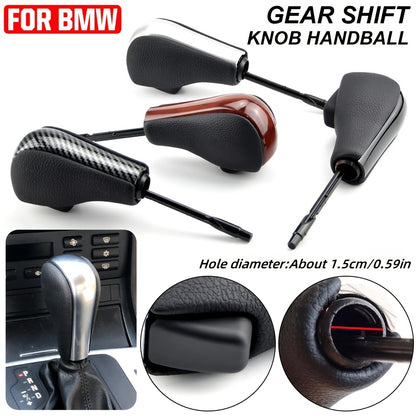 BMW Gear Shift Knob E46 E60 E90 PU Leather ABS Auto Trans