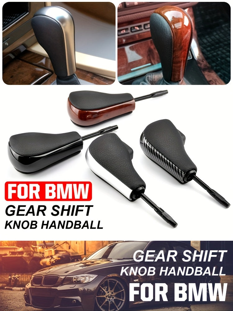 BMW Gear Shift Knob E46 E60 E90 PU Leather ABS Auto Trans
