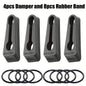 Tesla Model 3/Y Door Lock Shock Absorber Kit - Rubber Noise Reduction Set 4 pcs