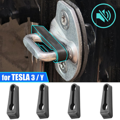 Tesla Model 3/Y Door Lock Shock Absorber Kit - Rubber Noise Reduction Set