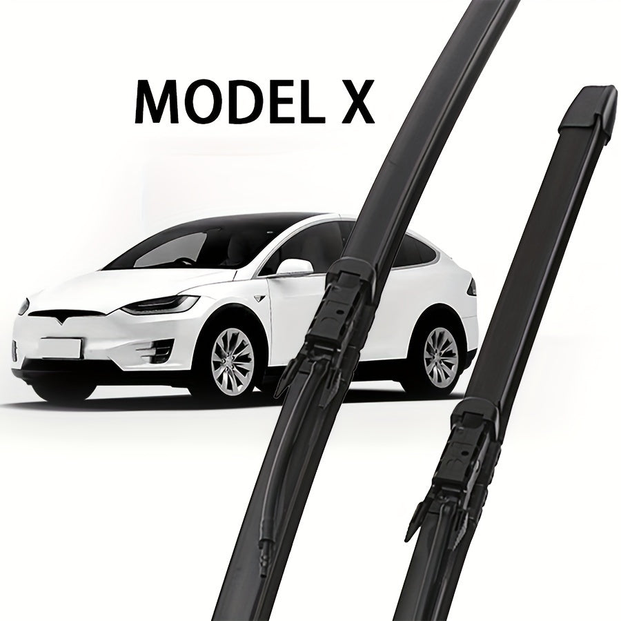 Tesla Model S/3/X/Y OEM Quality Wiper Blades - 28" + 18" Set with Water Jet