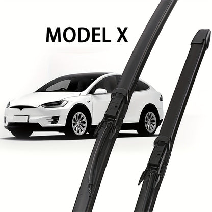 Tesla Model S/3/X/Y OEM Quality Wiper Blades - 28" + 18" Set with Water Jet