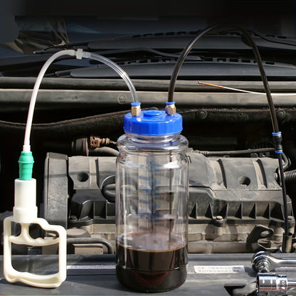 Universal Manual Oil Change Vacuum Pump - 67.63oz PE Suction Tool