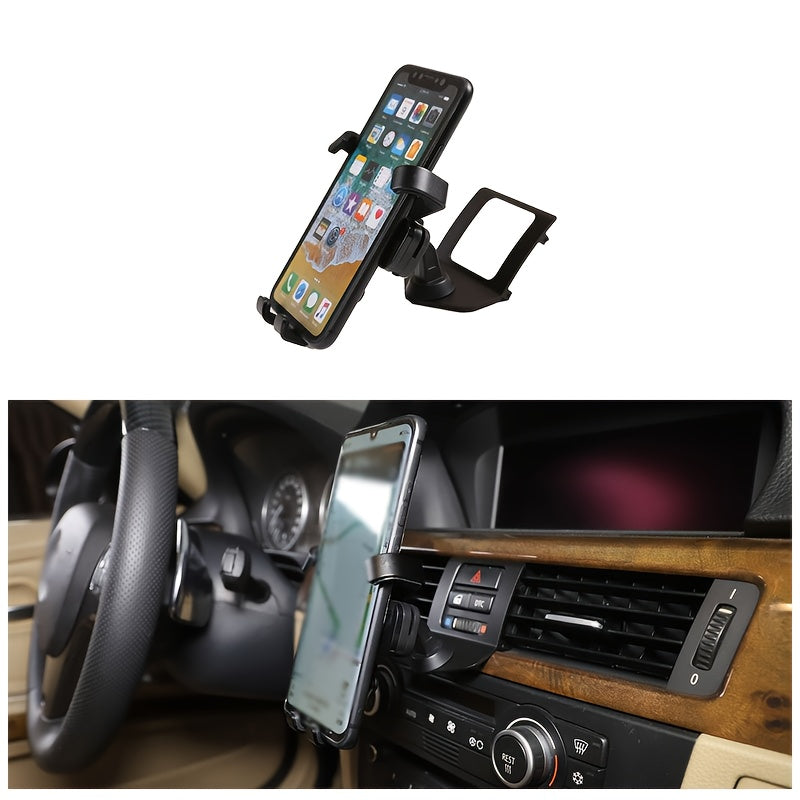 BMW E90 E91 E92 E93 Aluminum Phone Holder Mount - Adjustable Clamp Secure Grip