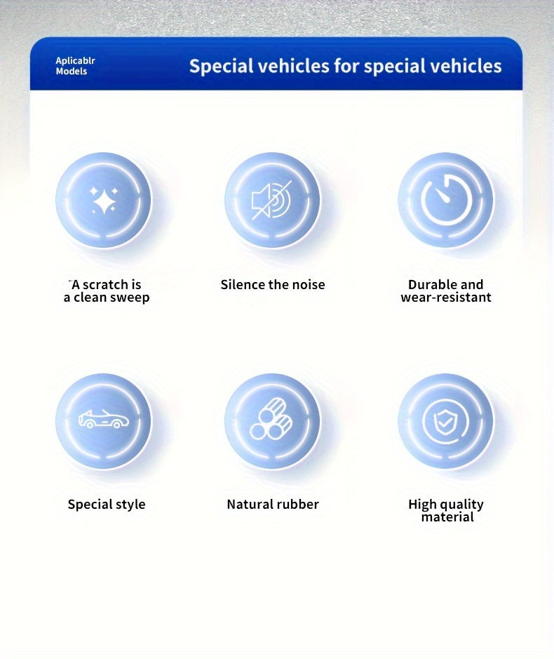 Tesla Model S/3/X/Y OEM Quality Wiper Blades - 28" + 18" Set with Water Jet