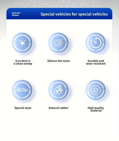 Tesla Model S/3/X/Y OEM Quality Wiper Blades - 28" + 18" Set with Water Jet