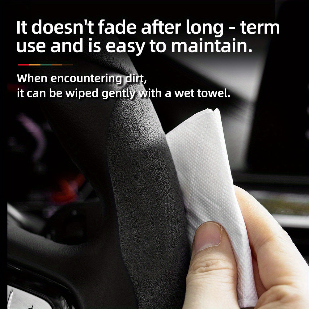 Toyota Winter Fleece Steering Wheel Cover - Ultra-Thin Anti-Slip for RAV4 Camry Corolla