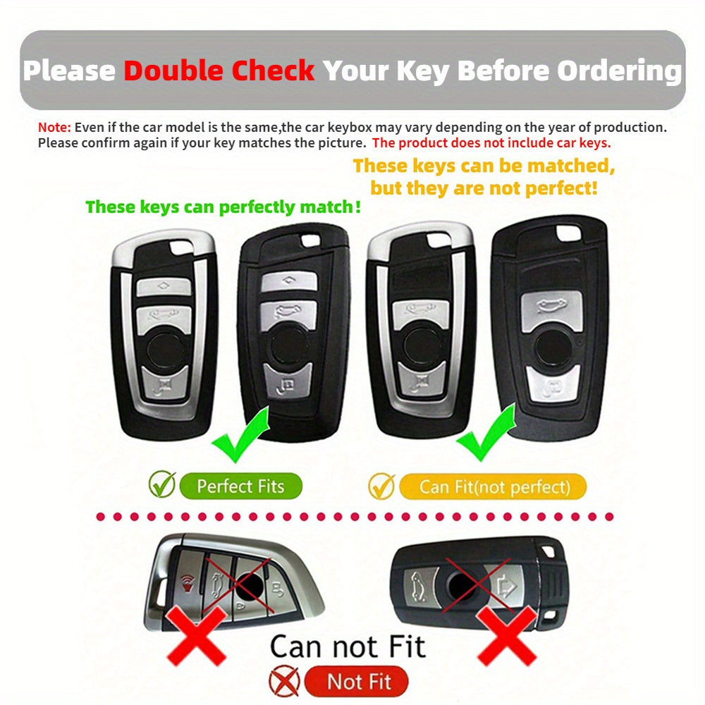 BMW TPU Key Fob Cover - 1-7 Series X1-X4 M5 M6 GT3 GT5 4-Button