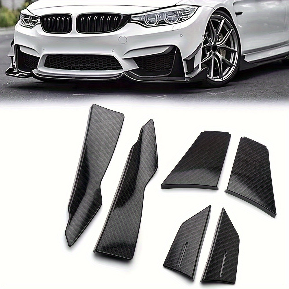 BMW M3 M4 Front Bumper Splitter Kit - F80 F82 Carbon Fiber