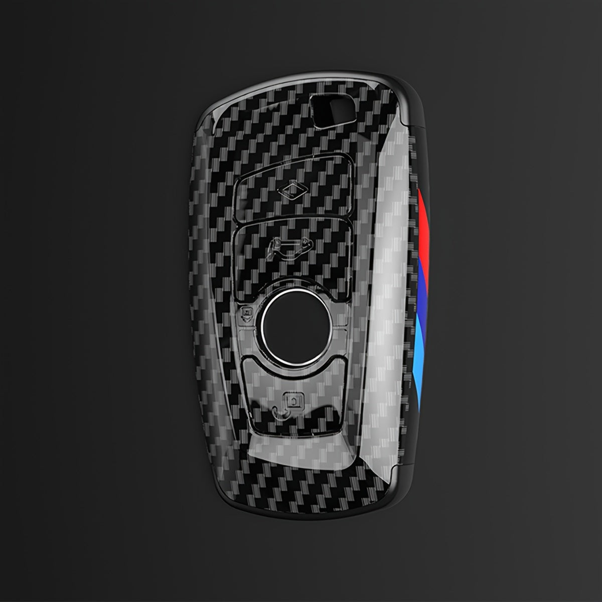 BMW Carbon Fiber Key Fob Cover - 2-8 Series X1-X6 M2-M8 Style A