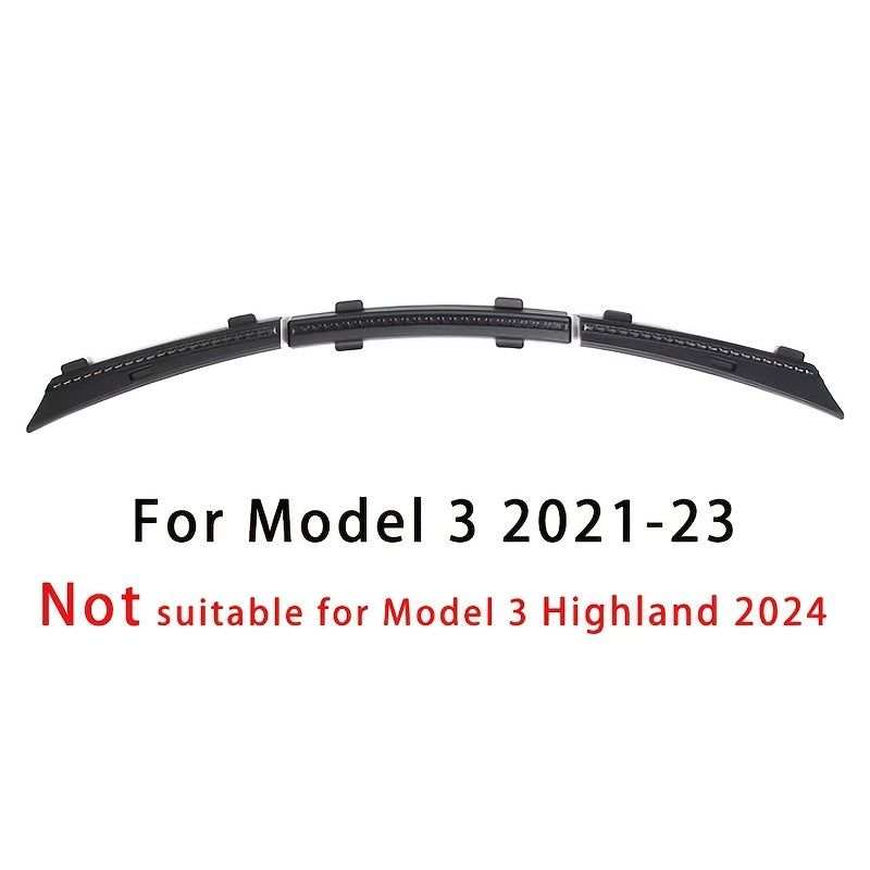 Tesla Model 3/Y Front Hood Water Blocking Strip - ABS Sealing Strip for Model 3