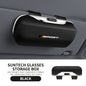 German Car Sun Visor Glasses Case - BMW Audi Mercedes Black