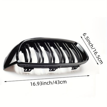 BMW F32 F33 F36 F80 F82 M4 Style Kidney Grille - Black