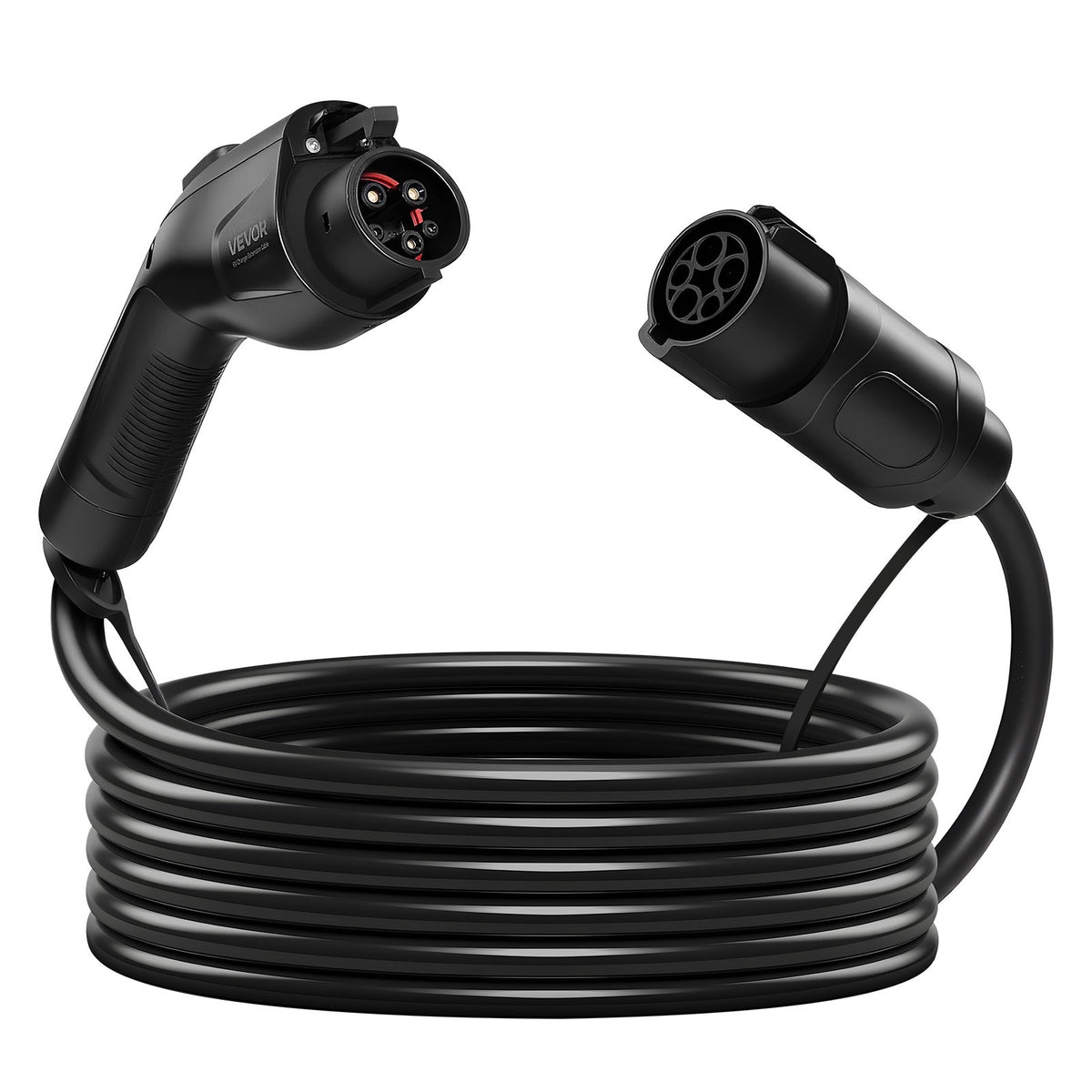 EV Charger Extension Cable 40A J1772 — 21 ft Cord, 120V-240V Compatible