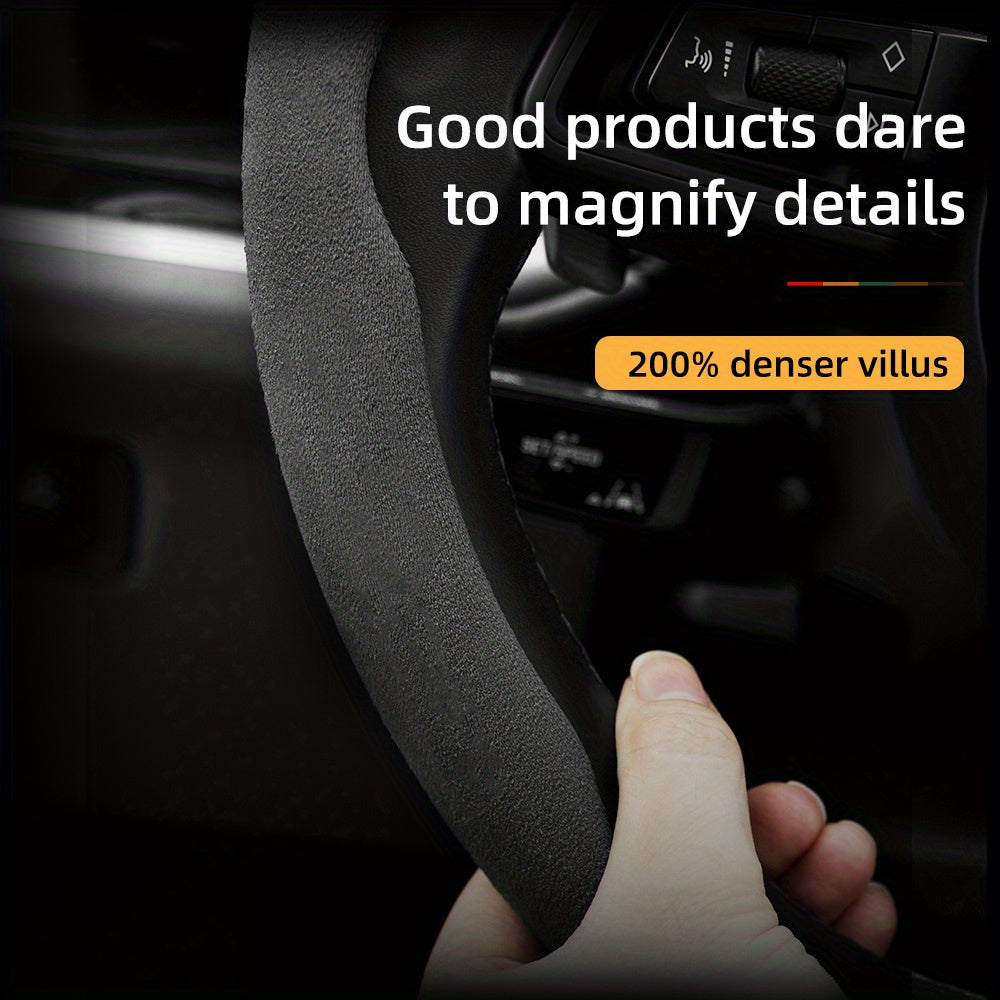 BYD Winter Anti-Slip Steering Wheel Covers - Ultra-Thin Segmented Design