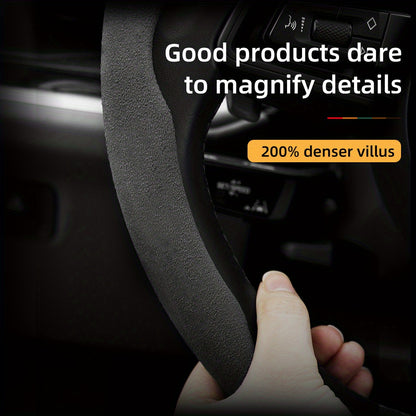 BYD Winter Anti-Slip Steering Wheel Covers - Ultra-Thin Segmented Design