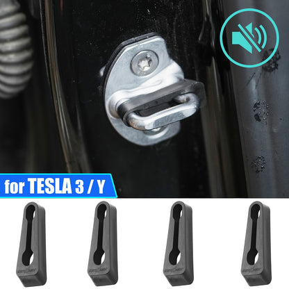 Tesla Model 3/Y Door Lock Shock Absorber Kit - Rubber Noise Reduction Set