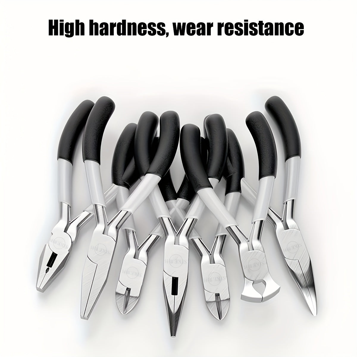 8-Piece Mini Pliers Set - Multifunctional Jewelry Making & Electronics Tool Kit