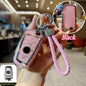 BMW TPU Key Fob Cover - 1-7 Series X1-X4 M5 M6 GT3 GT5 4-Button Pink Set