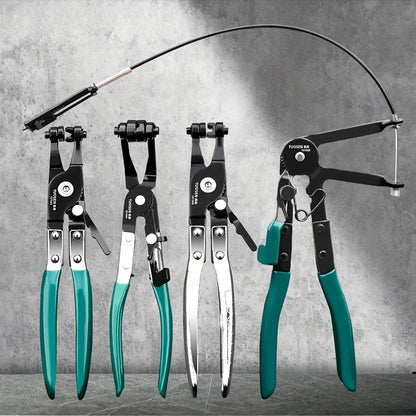 Flexible Wire Clamp Pliers with Buckle - Automotive Coolant Hose Tool