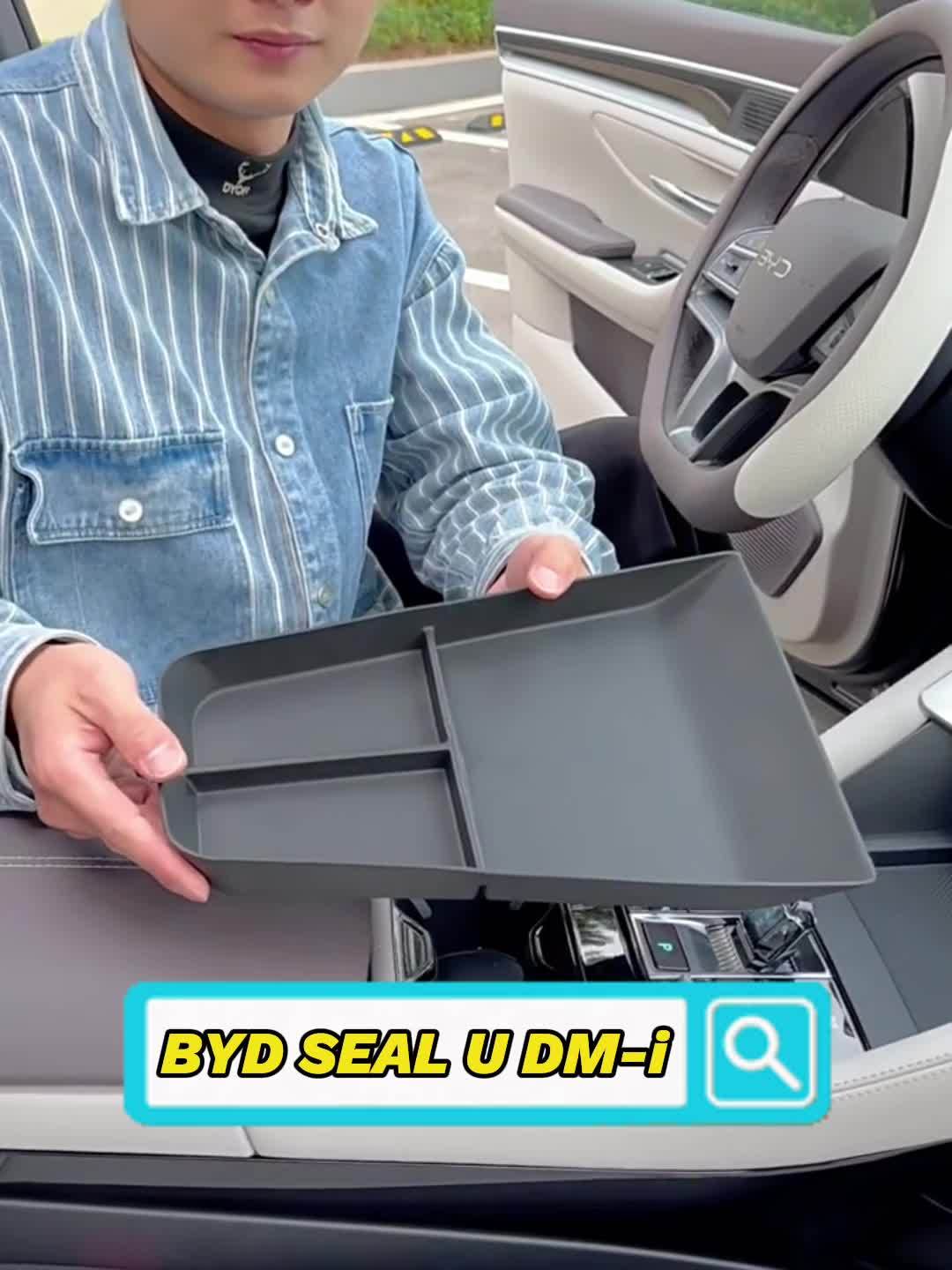 BYD SEAL U DM-i Center Console Storage Box - Premium Silicone Organizer