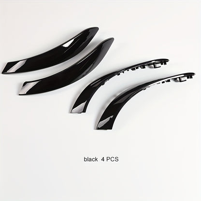 BMW 3 4 Series Door Handle Trim Cover - F30 F31 Interior Piano Black 4pcs