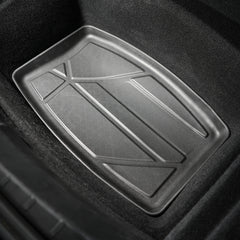 All-Weather Floor Mat installed on Tesla Model 3 Heavy-Duty Mats 6-PC, 2023-2025 — real-world fit shot - view 2