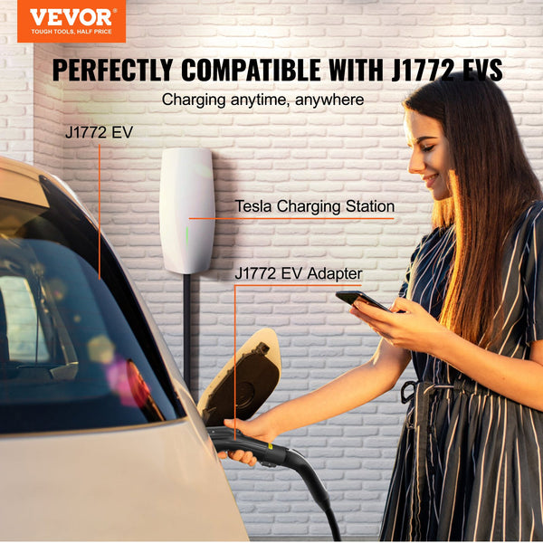Charging Adapter for Tesla models Tesla-to-J1772 48A 240V, 48A, 240V — primary product view